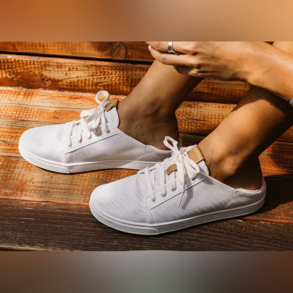 Olukai Pehuea Li Women's Casual Shoes, White/White, W7.5